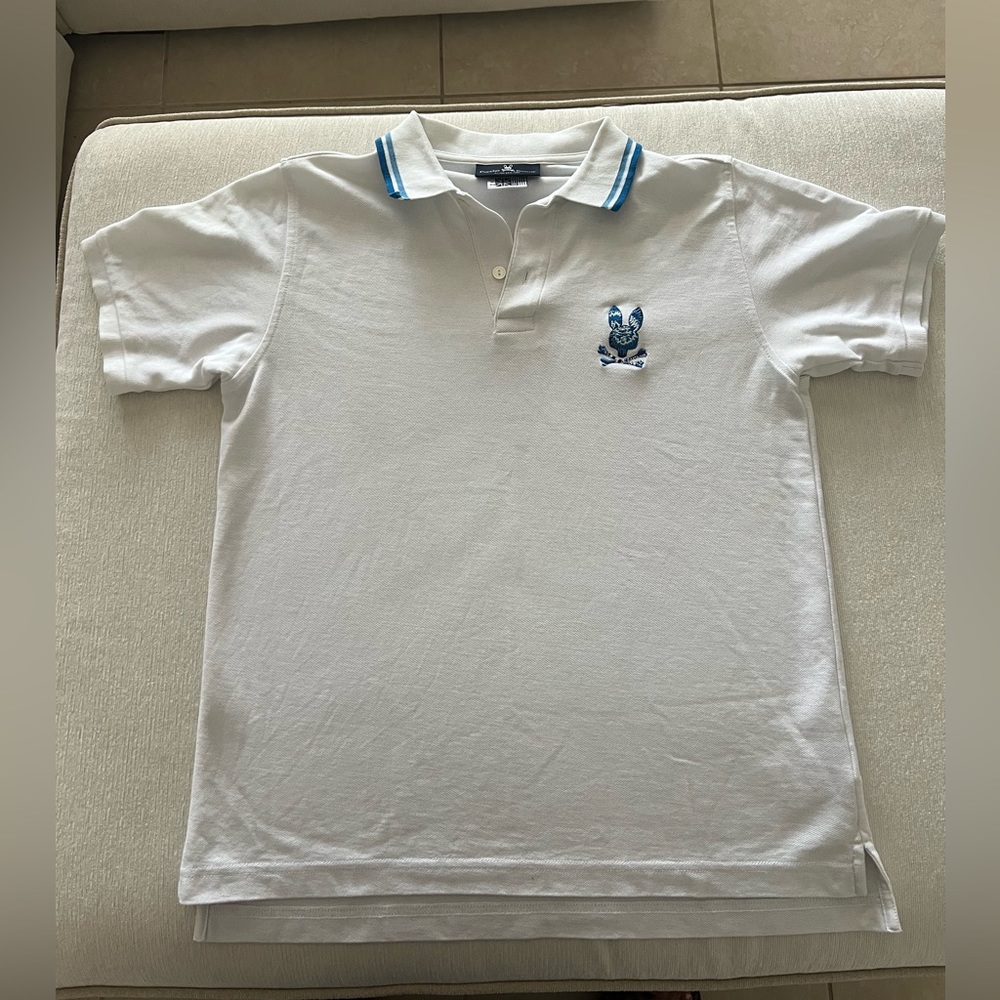 Psycho Bunny 100% Pima Cotton Short Sleeve Boys Polo Shirt Size Youth XL